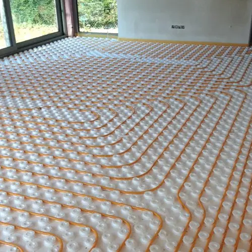 Installation de chauffage au sol